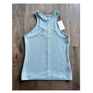 A New Day High Neck Tank Top Light Blue Size S NWT Sleeveless Basic